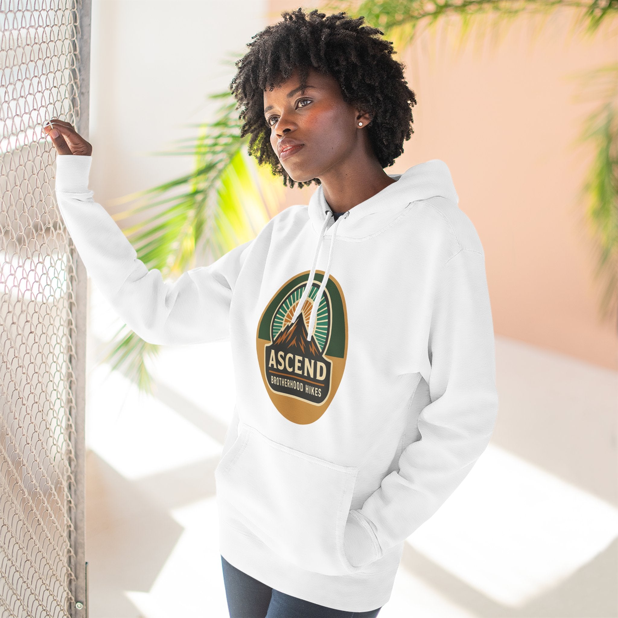 Adventure-Themed Fleece Hoodie