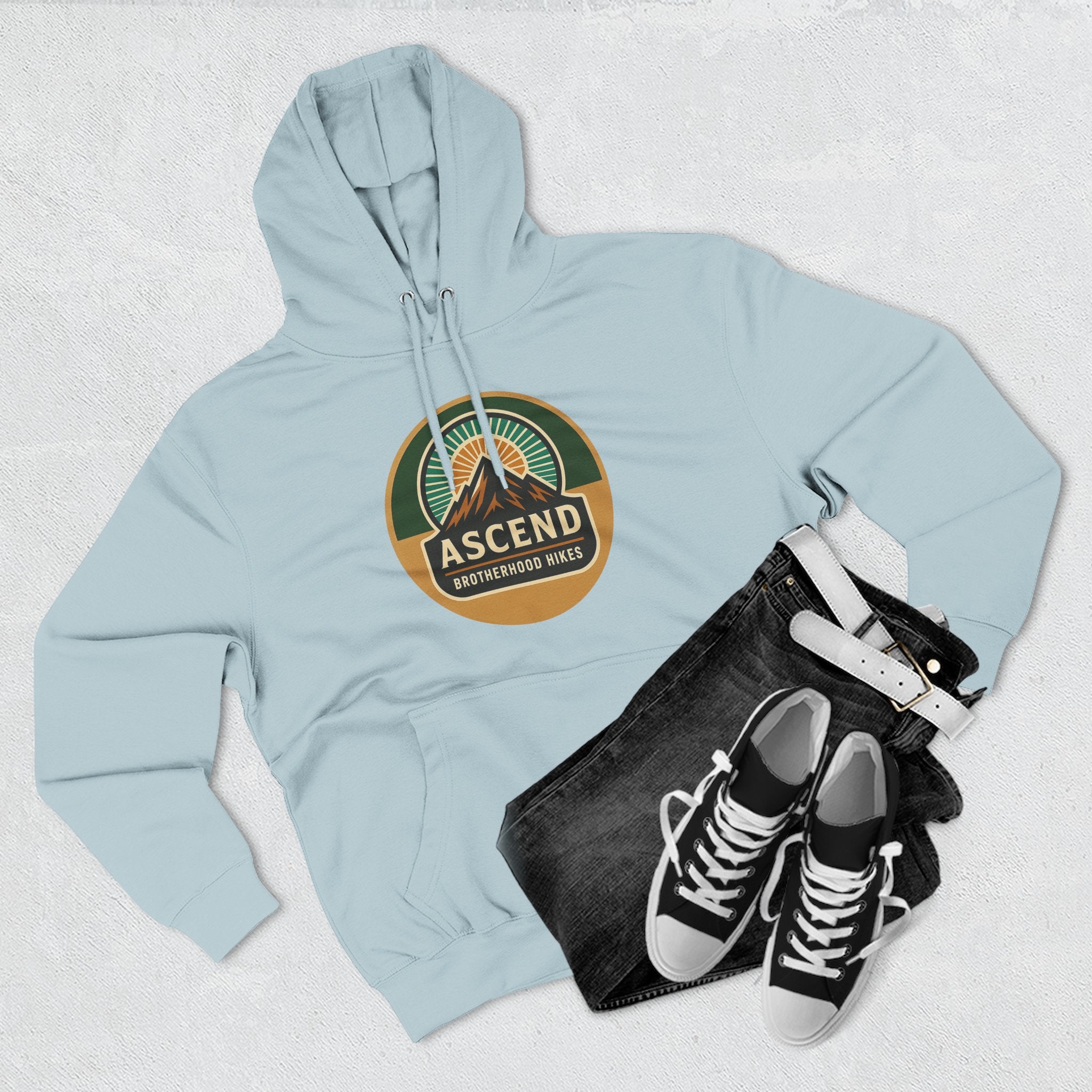 Adventure-Themed Fleece Hoodie