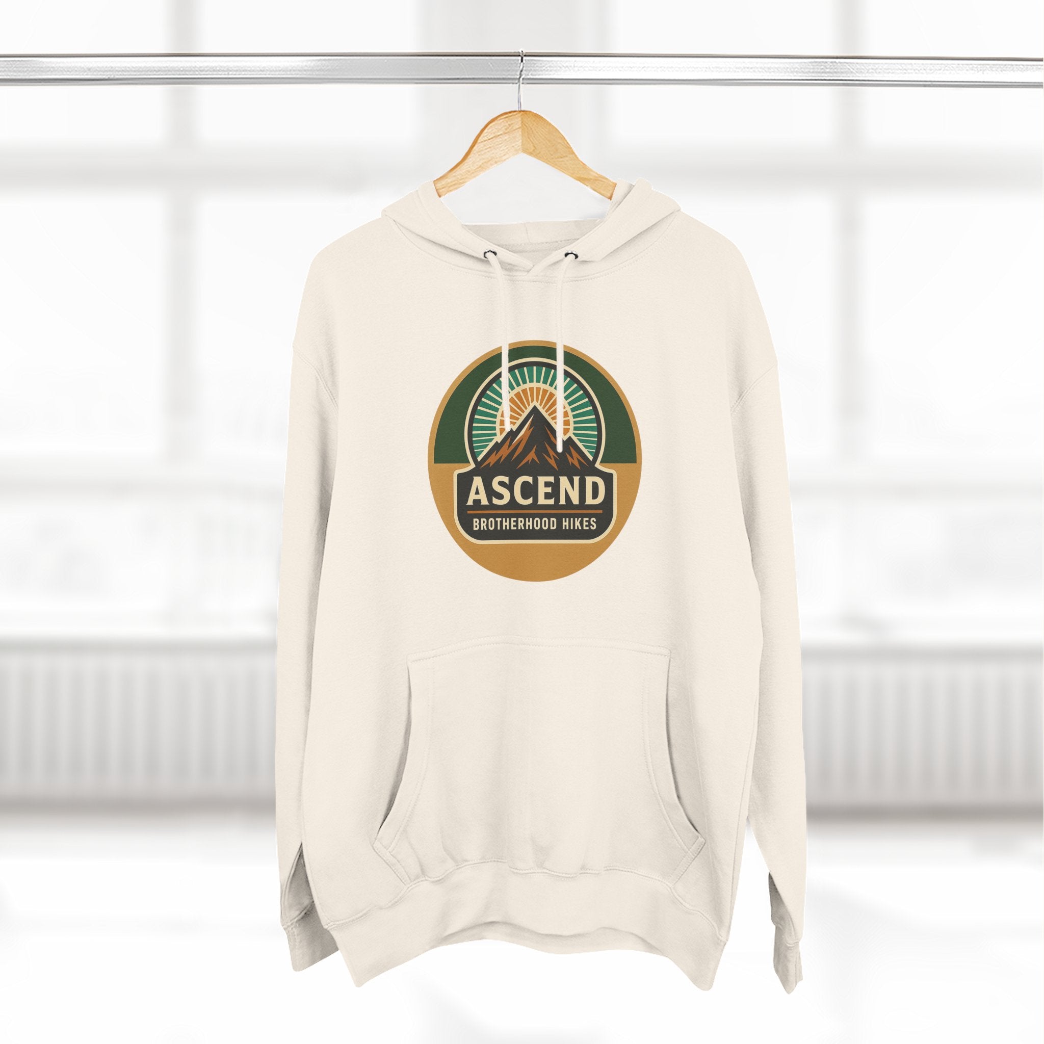 Adventure-Themed Fleece Hoodie