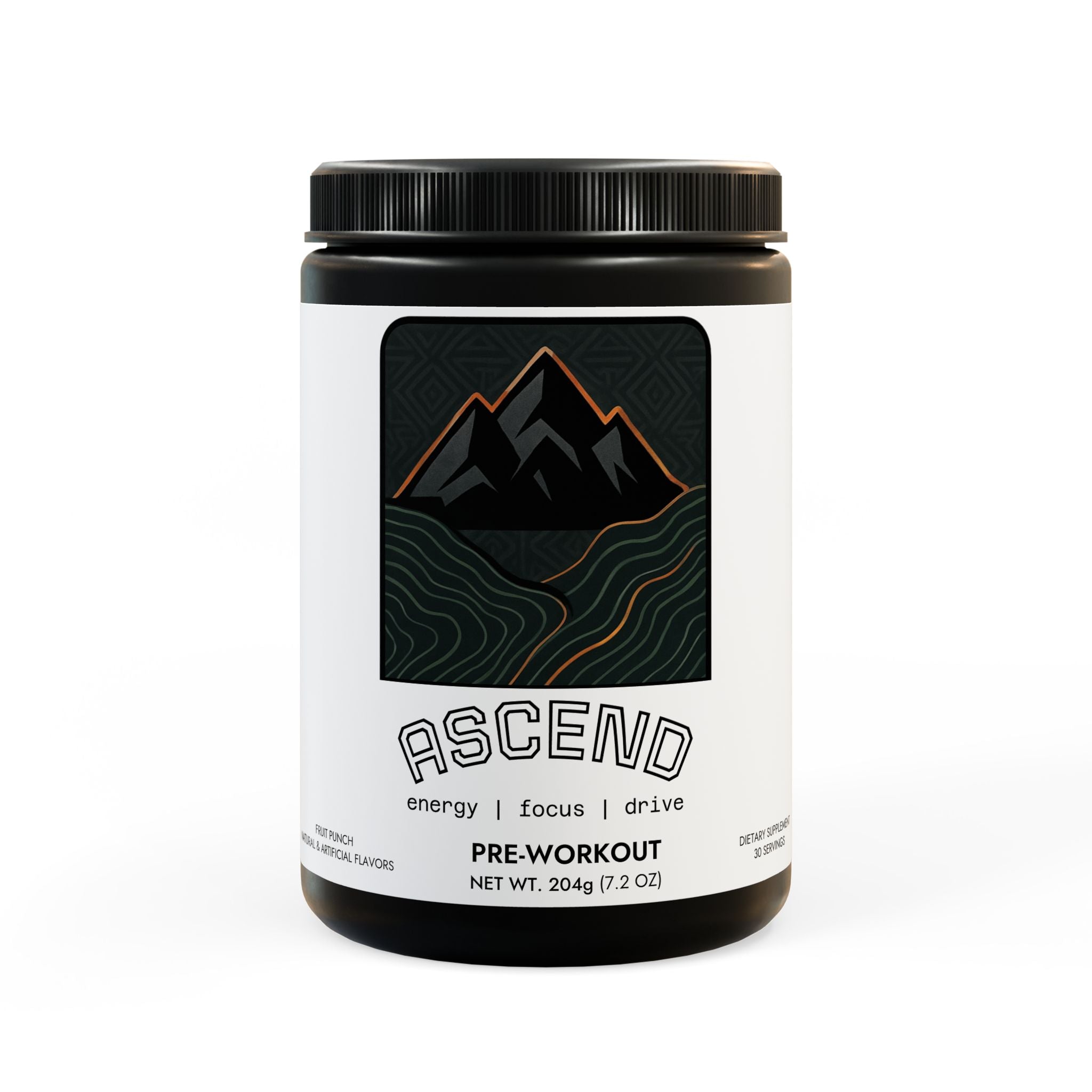 Pre-Workout Supplement, Fruit Punch (204g, 7.1oz)