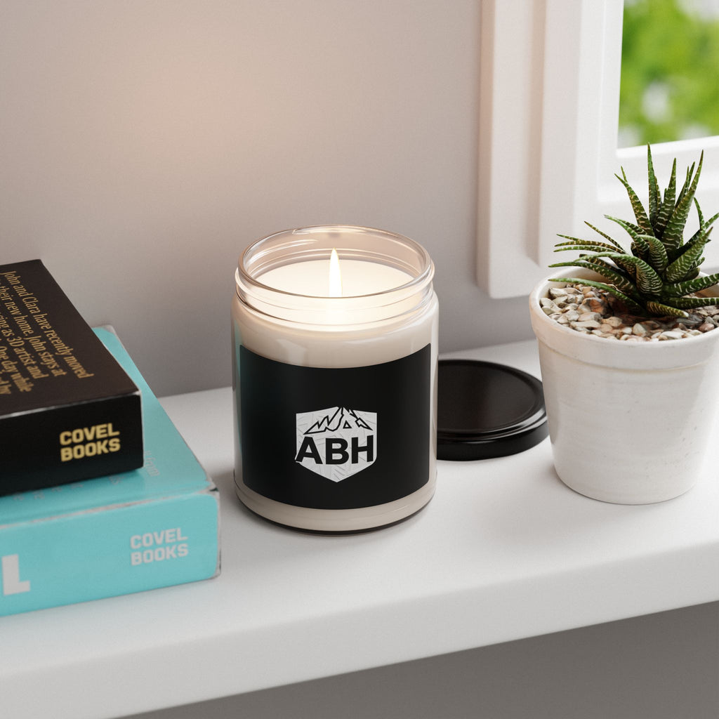 ABH Mountain Logo Soy Candle — 9oz Scented Jar Candle