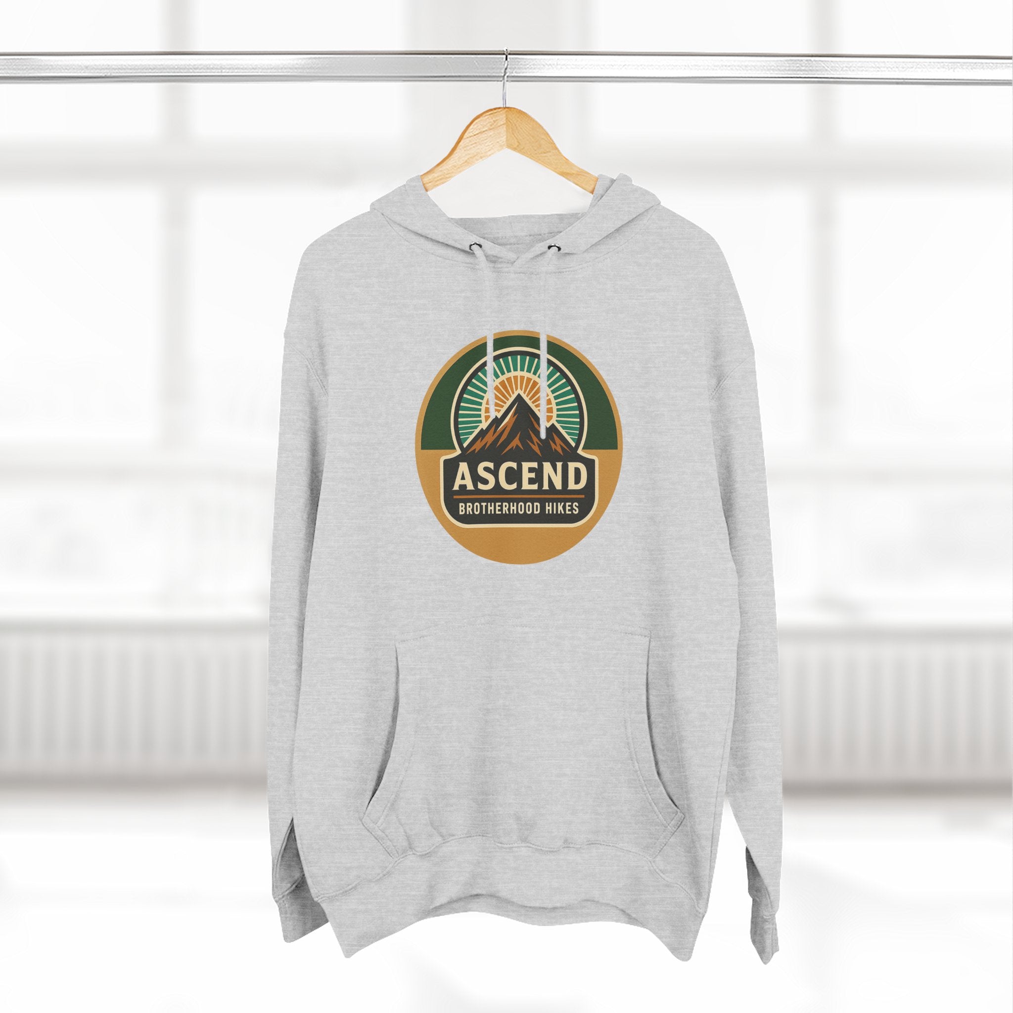Adventure-Themed Fleece Hoodie