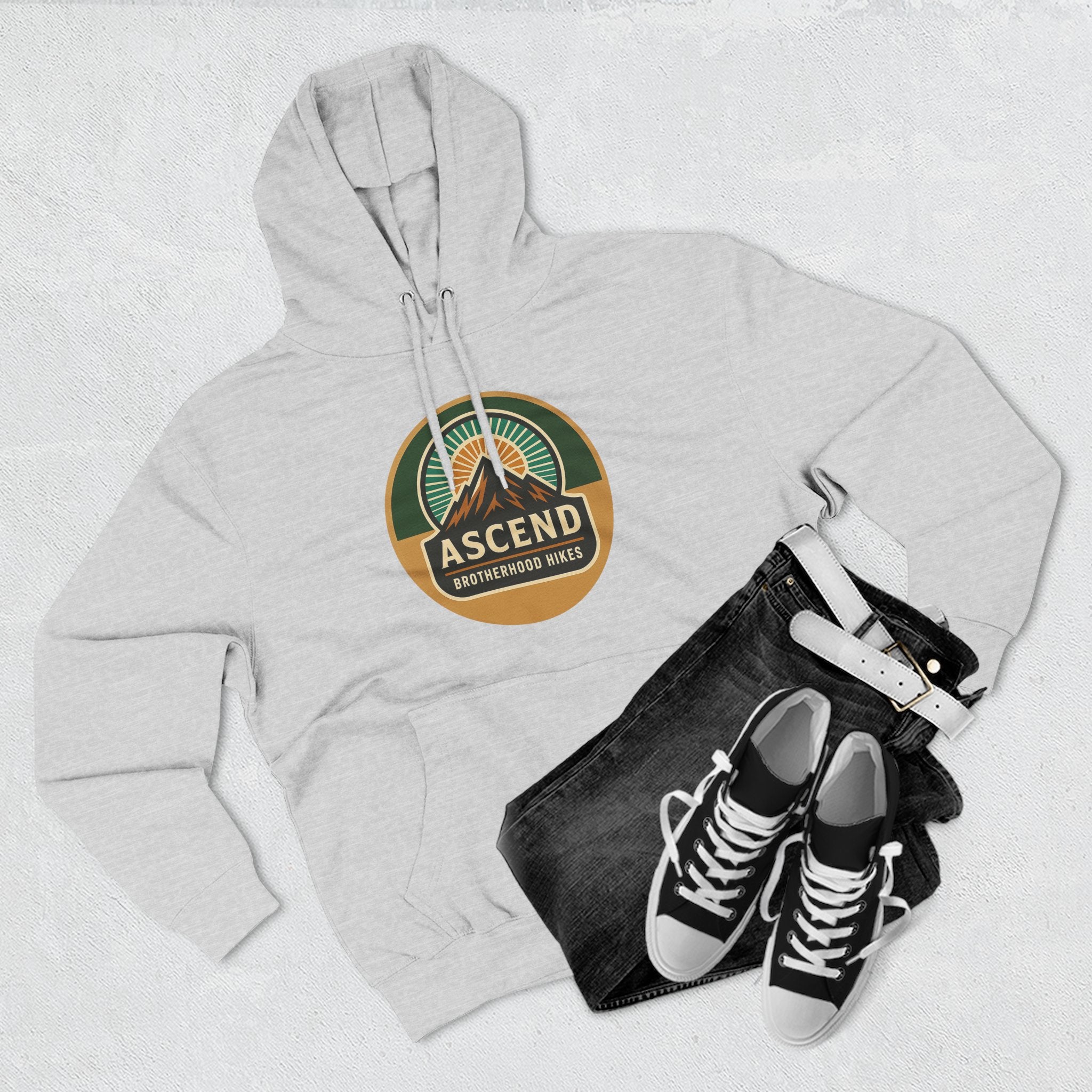Adventure-Themed Fleece Hoodie