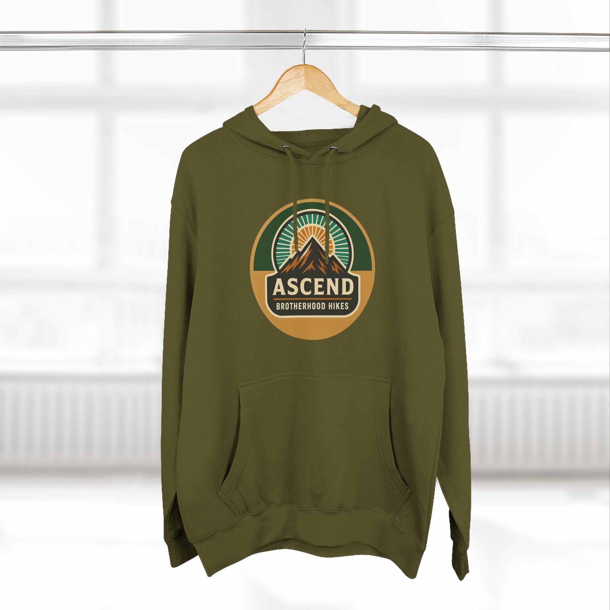 Adventure-Themed Fleece Hoodie
