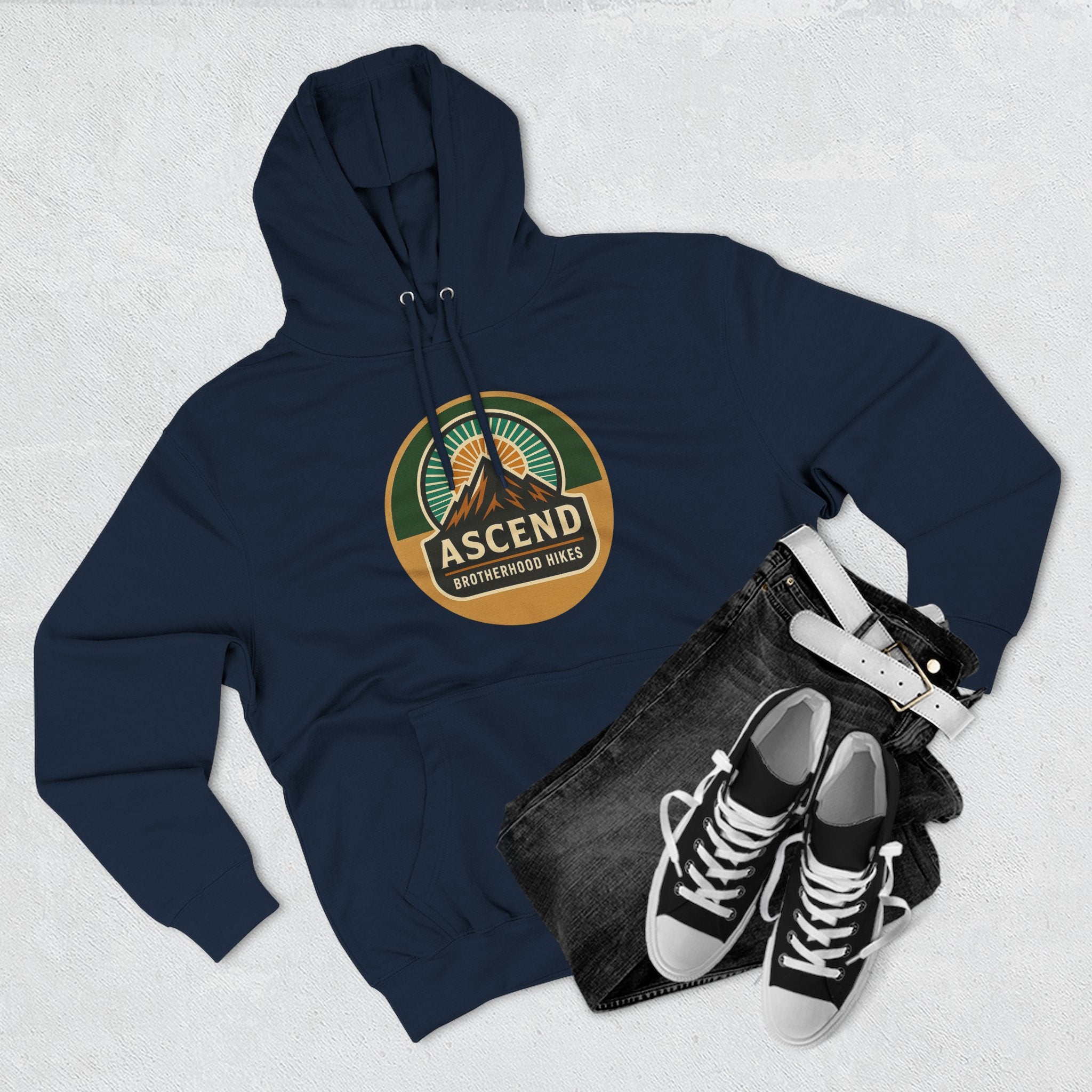 Adventure-Themed Fleece Hoodie