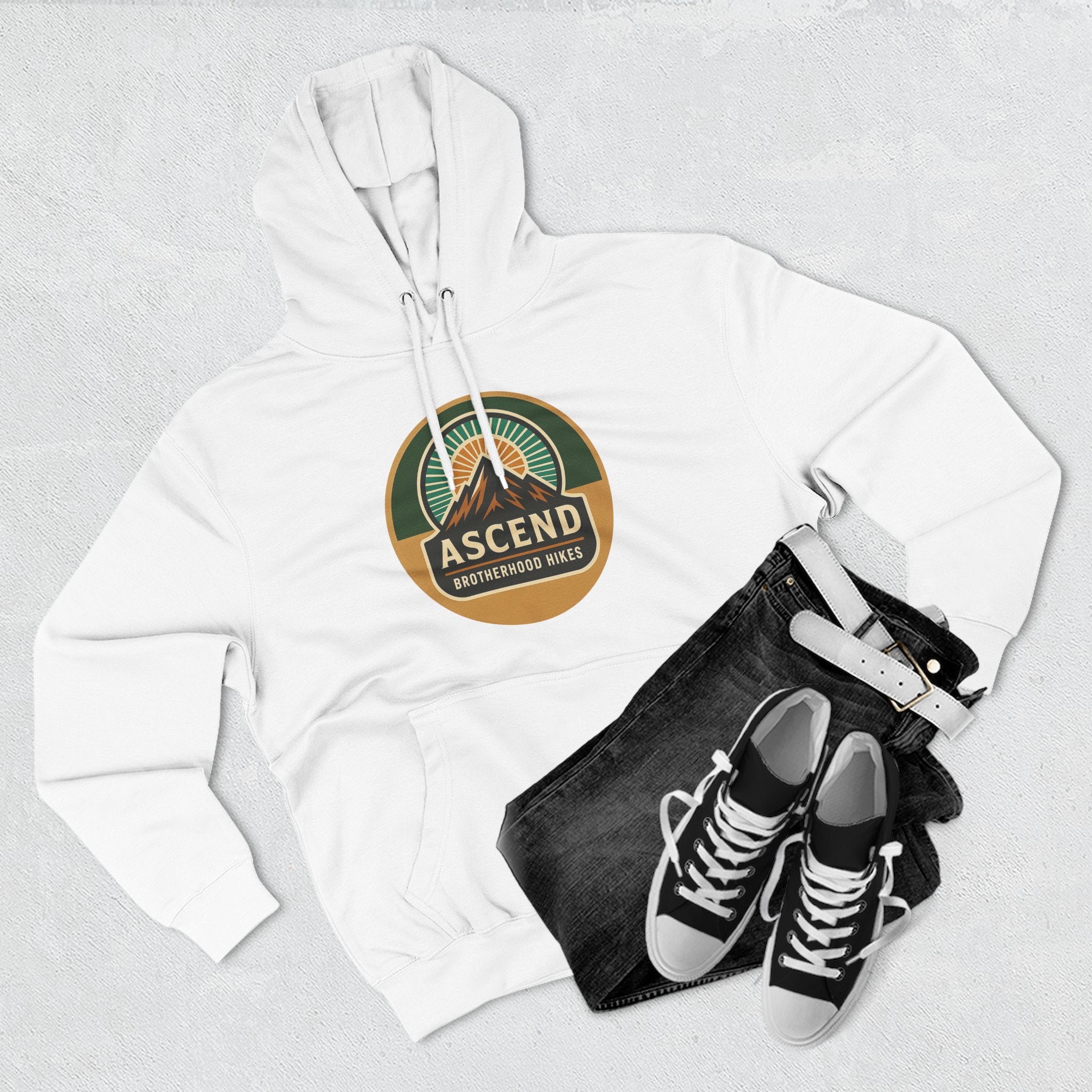 Adventure-Themed Fleece Hoodie