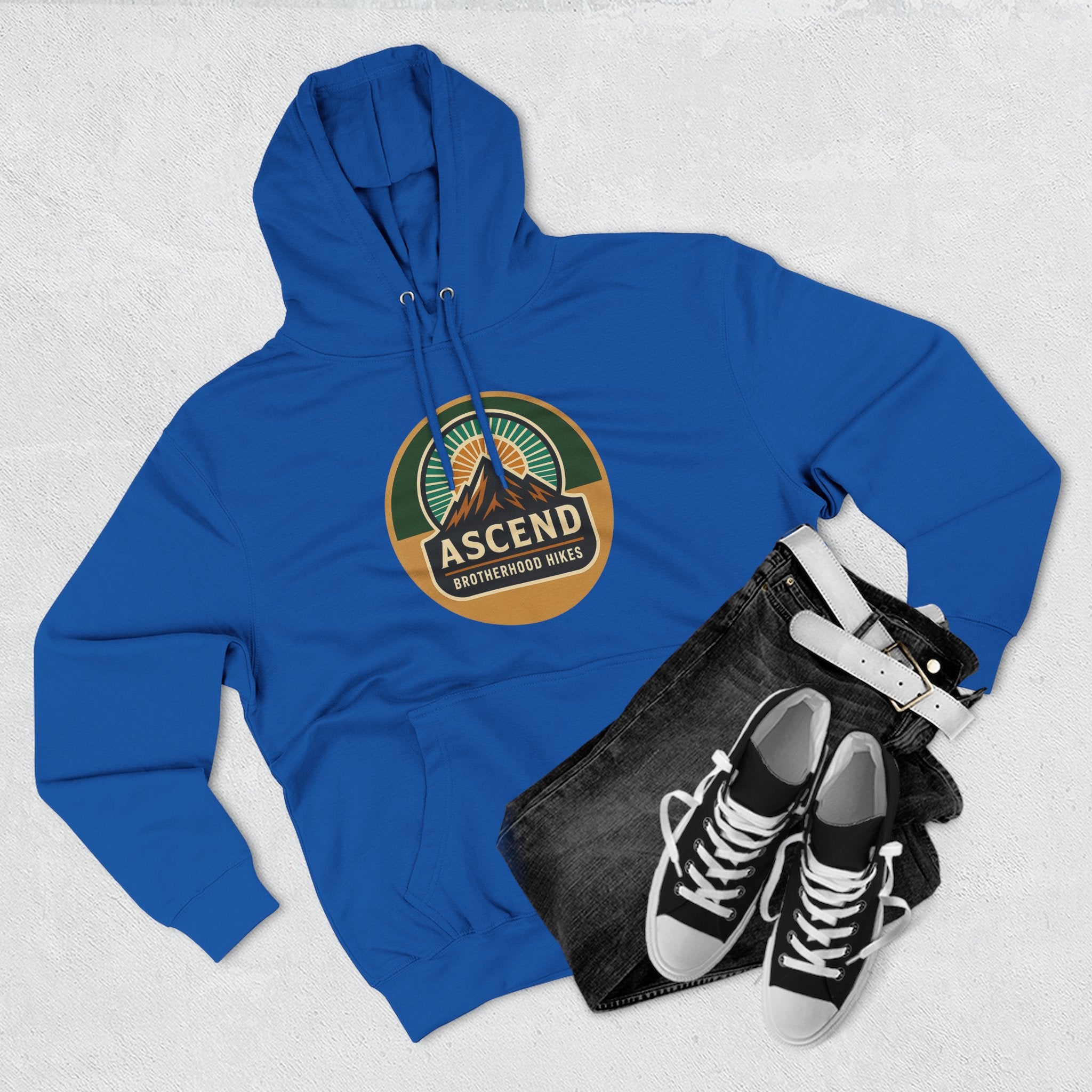 Adventure-Themed Fleece Hoodie