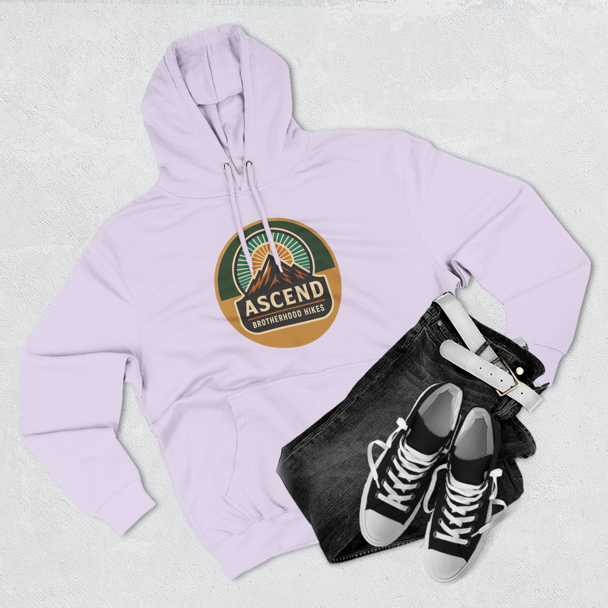 Adventure-Themed Fleece Hoodie