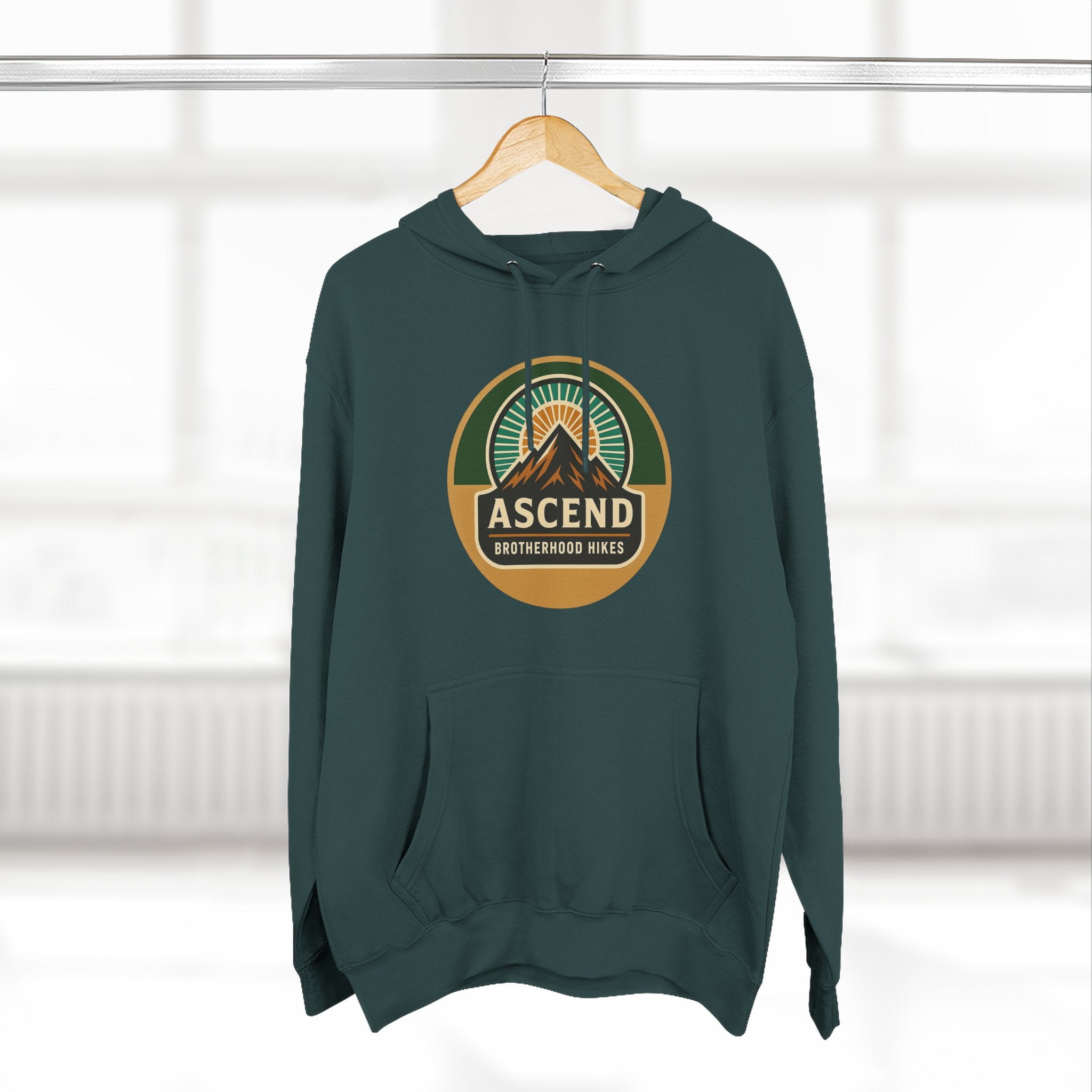 Adventure-Themed Fleece Hoodie