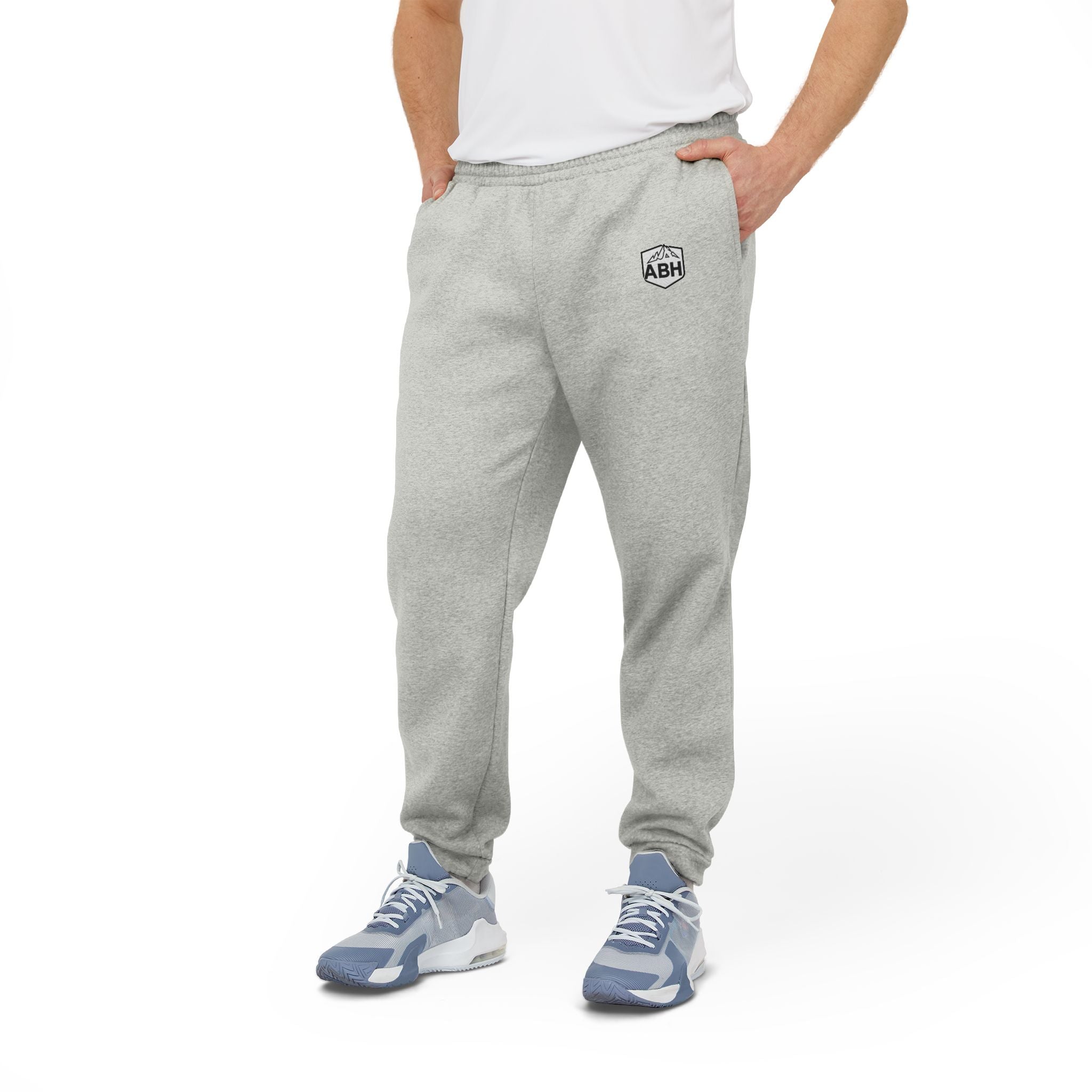 Cozy adidas Unisex Fleece Joggers with Mountain Emblem