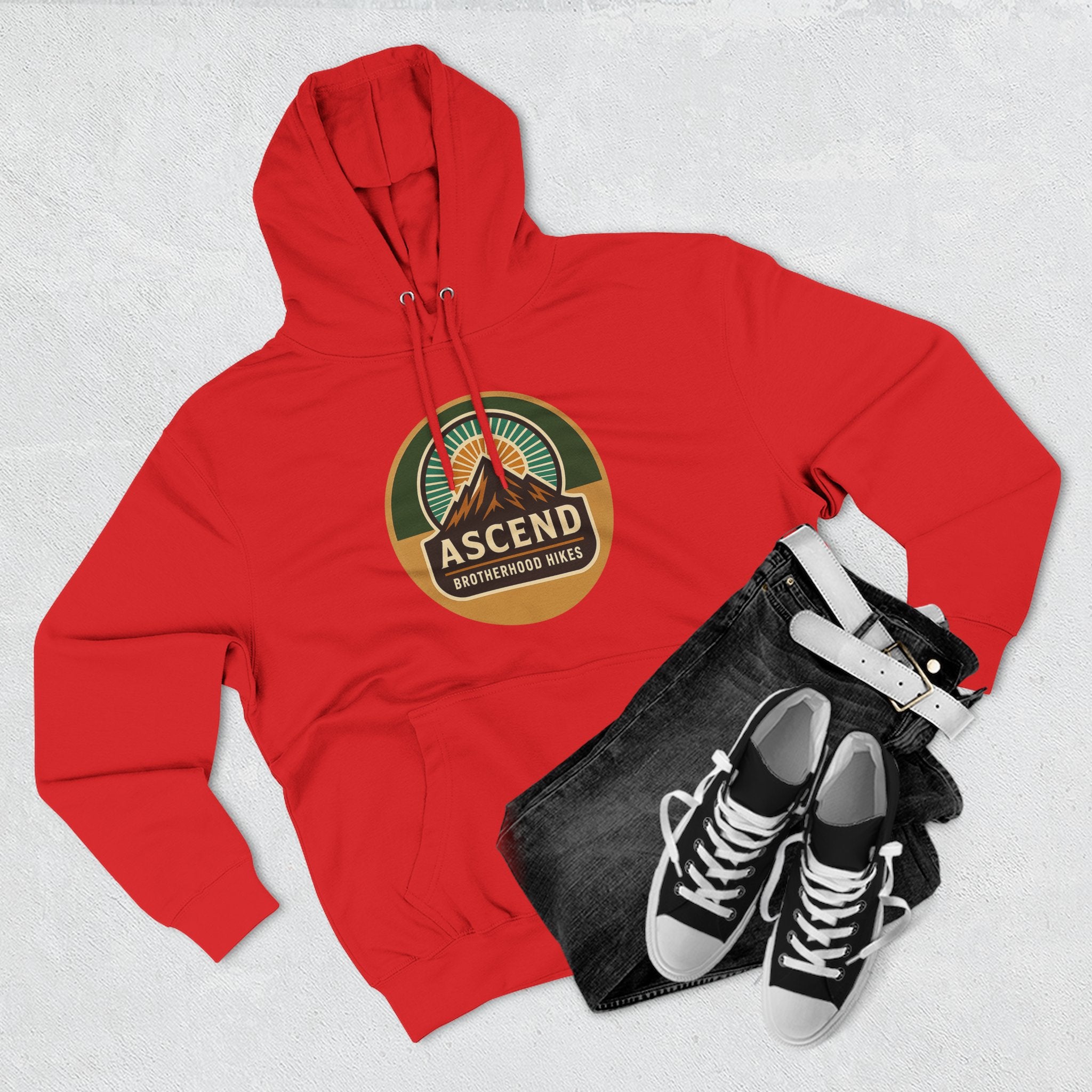 Adventure-Themed Fleece Hoodie