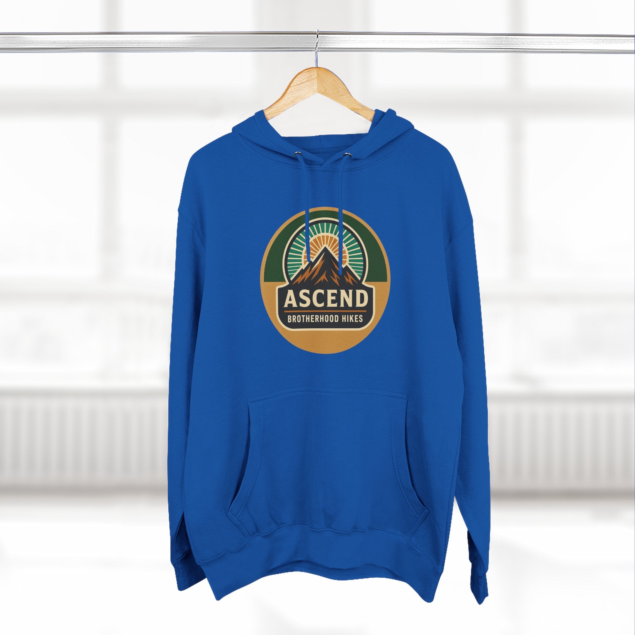 Adventure-Themed Fleece Hoodie