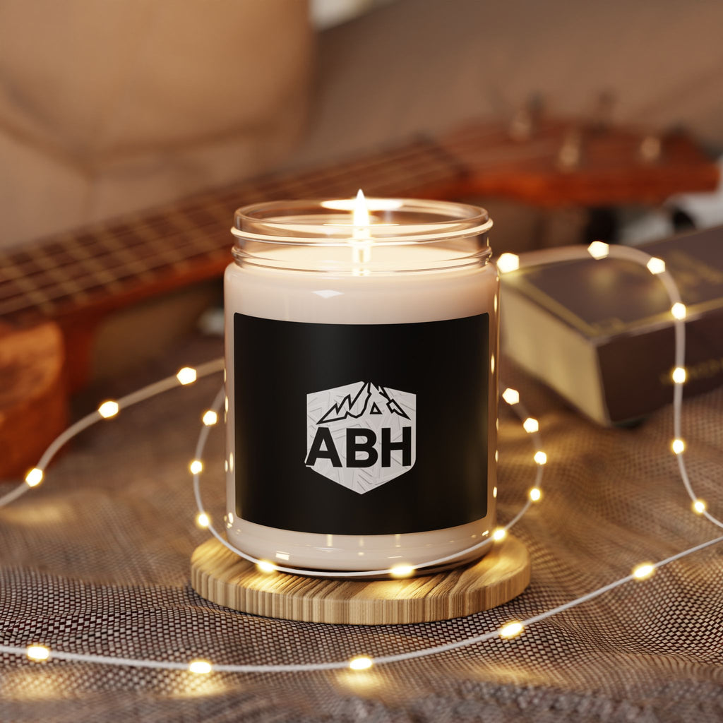 ABH Mountain Logo Soy Candle — 9oz Scented Jar Candle